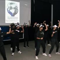 Students performing